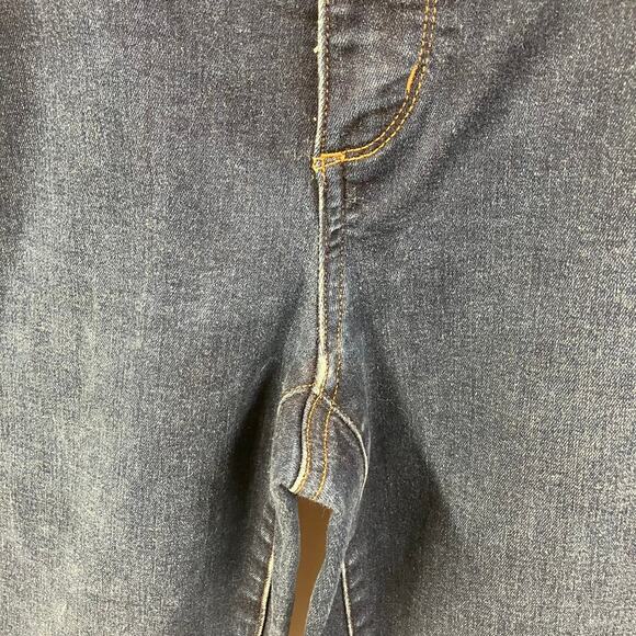 Duluth Trading Co. Womens Asset Management High Rise Trouser Jeans 6x33 Dark - Picture 5 of 16